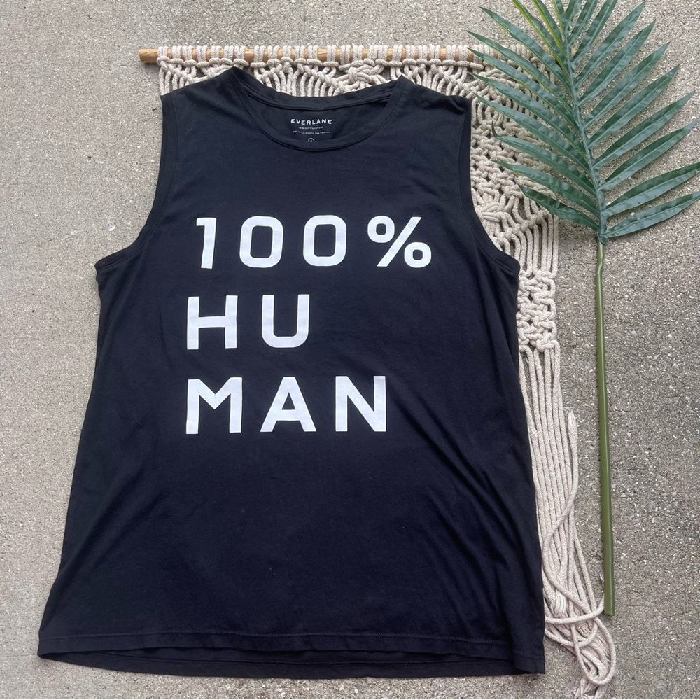 Everlane Black Tank Top Size Medium